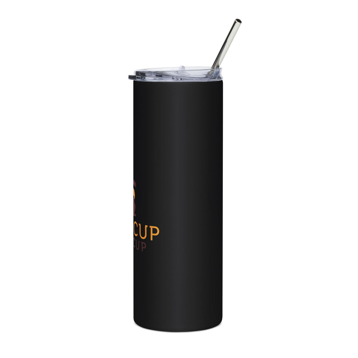 20oz Stainless Steel Tumbler — "First Cup, Last Cup" Coffee Travel Mug with Mountain Design