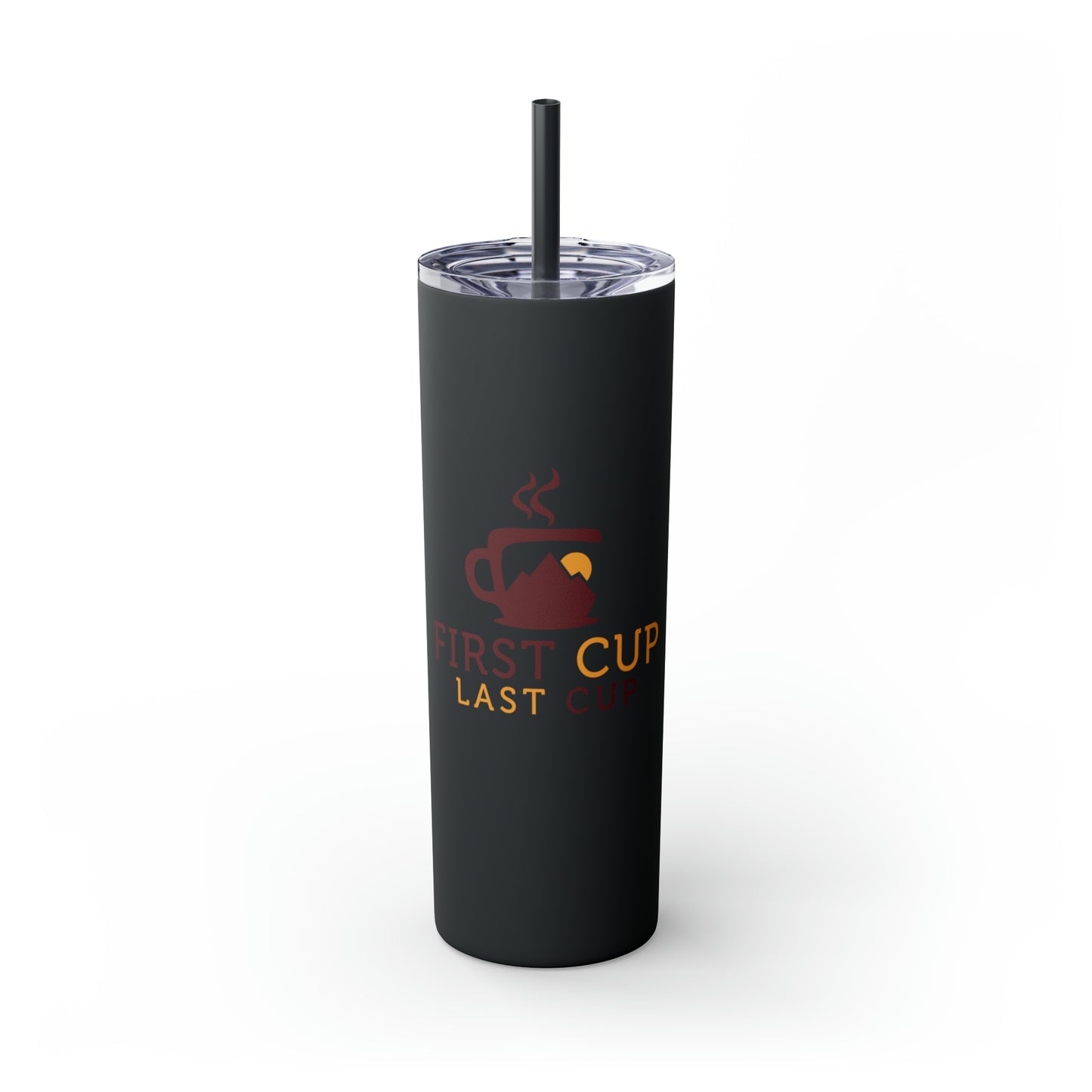 Skinny Tumbler mit Strohhalm, 20oz