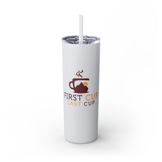 Skinny Tumbler with Straw, 20oz