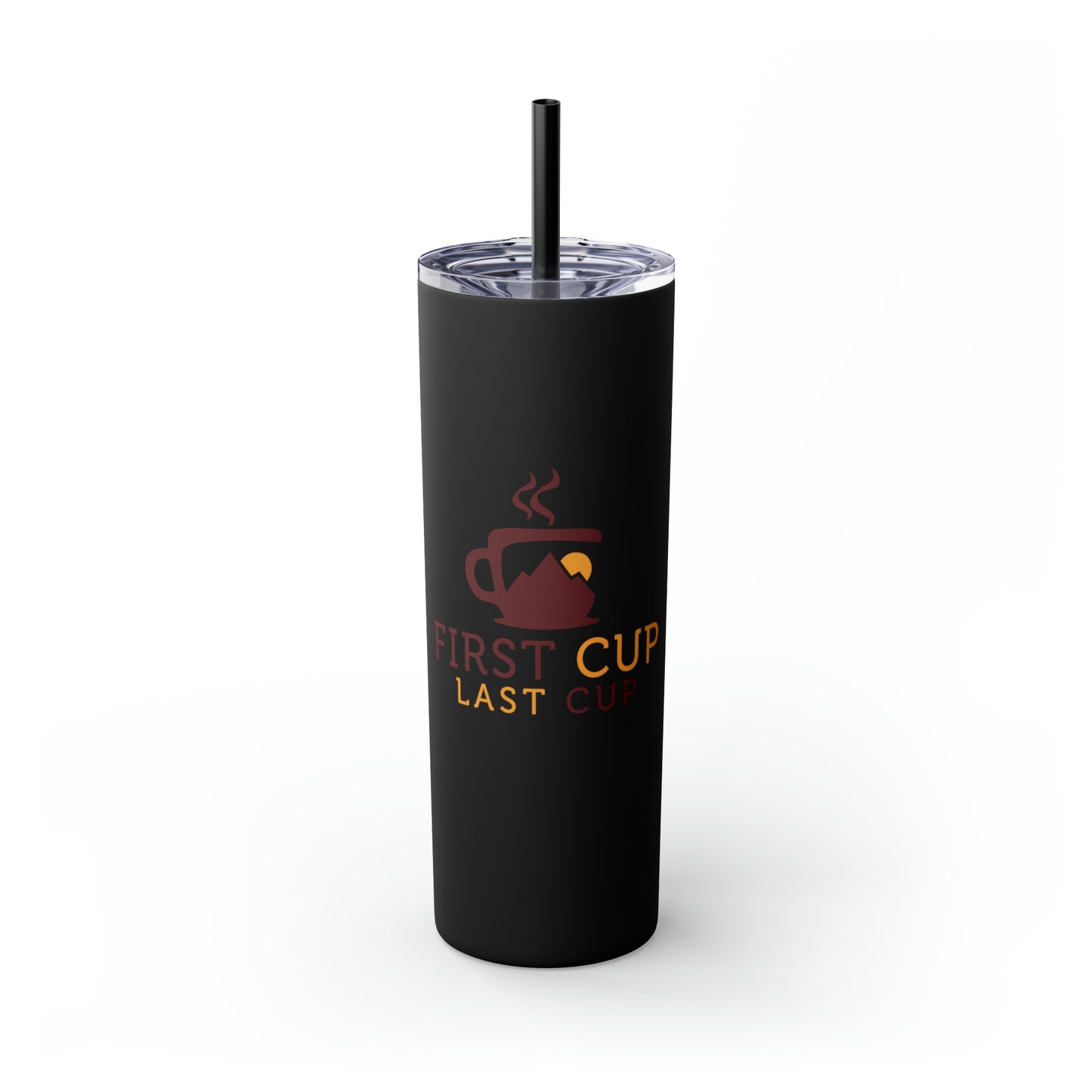 Skinny Tumbler mit Strohhalm, 20oz