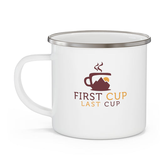 Taza de camping esmaltada 