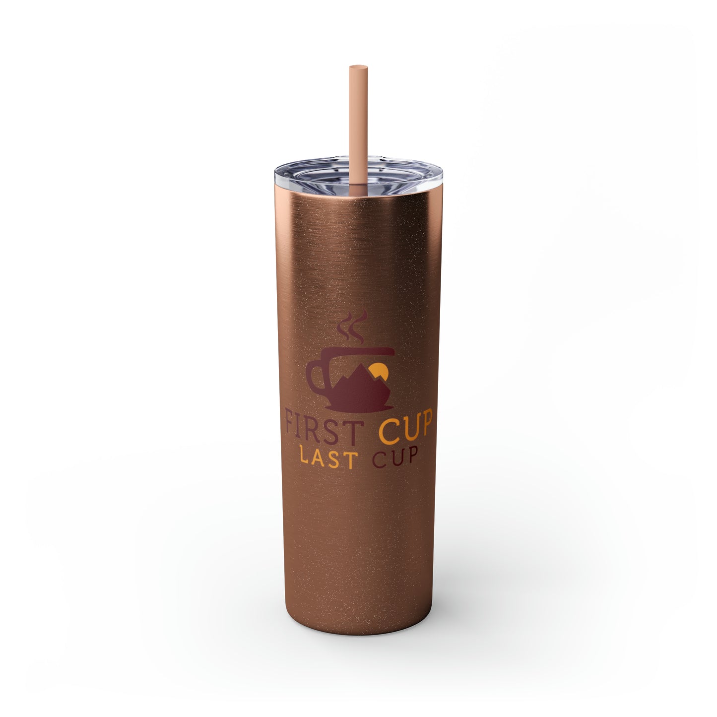 Skinny Tumbler mit Strohhalm, 20oz