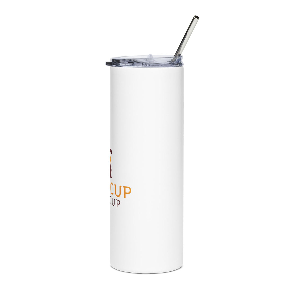 20oz Stainless Steel Tumbler — "First Cup, Last Cup" Coffee Travel Mug with Mountain Design